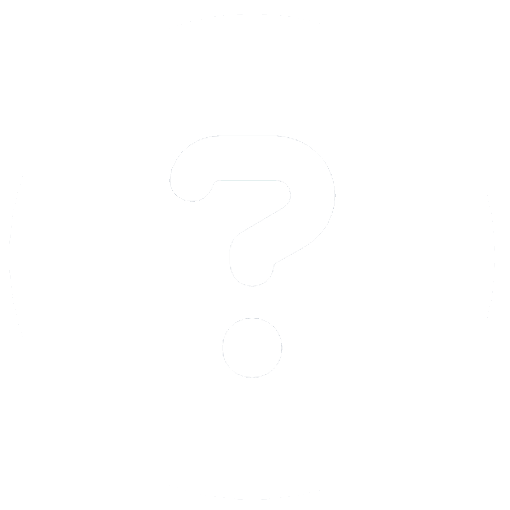 circle question mark white