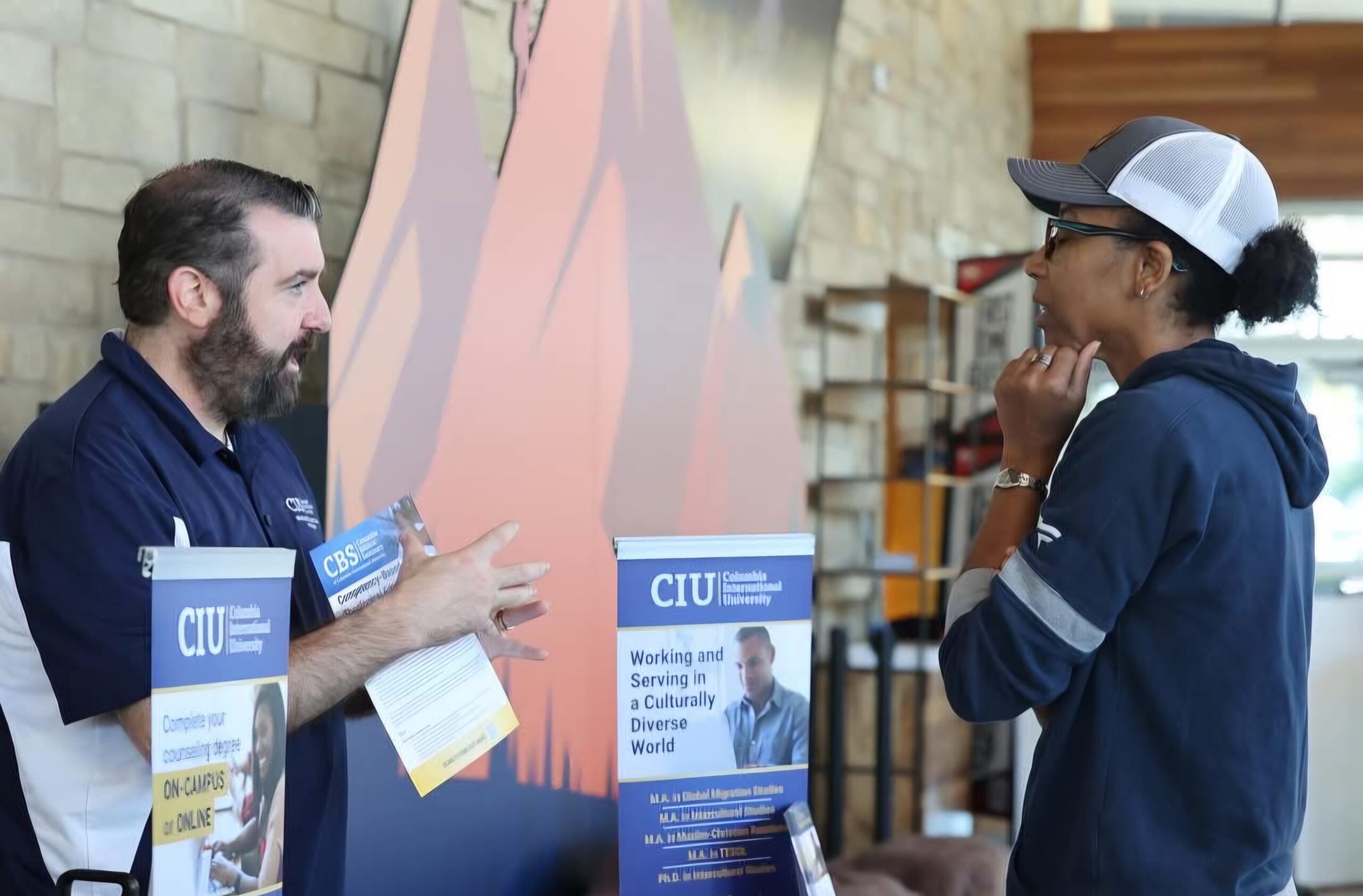 Student engaged in theological study